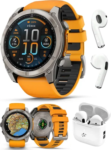 Miniatura 12 de PlayBetter Garmin Fenix 8 AMOLED Sapphire (43mm, Titanio DLC gris carbón) Reloj inteligente multideporte GPS con pantalla AMOLED de zafiro