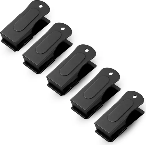 Miniatura 10 de Clickers de metal para entrenamiento de perros – Clicker de perro negro para entrenamiento con sonido fuerte y nítido para recompensa