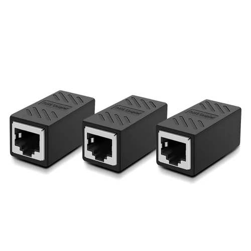 Miniatura 17 de 10 PCS Acopladores RJ45 Impermeables IP68, Acoplador Ethernet de Cobre Puro Blindado, Conector de Cable LAN Impermeable IP68 para Exteriores