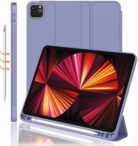 Miniatura 10 de iMieet Funda para Nuevo iPad Pro de 11 Pulgadas 2022 (4ª generación)/2021 (3ª generación) con portalápices