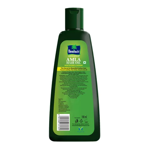 Miniatura 7 de Parachute Advansed Aceite para el cabello Amla (grosella) Reduce la caída del cabello y promueve el crecimiento del cabello Para cabello sedoso