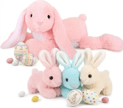 Miniatura 27 de MaoGoLan 5 piezas de peluche de foca gorda con 4 bebés en el interior - Almohada gigante de animal de peluche de foca ultrasuave de 20 pulgadas