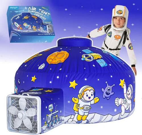 Miniatura 13 de Skywin Tienda de Aire para Niños (77" x 50") Se Construye en 30 Seg, Tiendas para Niños Pequeños de Interior para Juego Imaginativo, Espaciosas