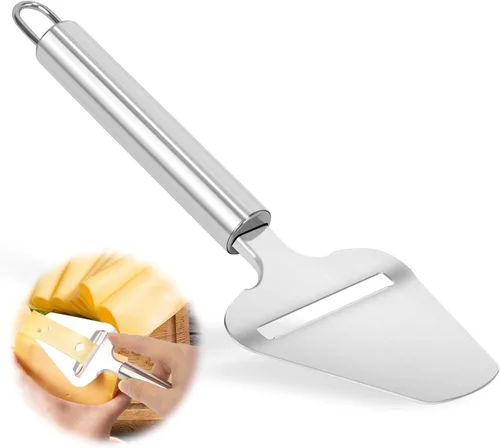 Cortador de queso de acero inoxidable de alta calidad para todo tipo de queso, cortador multifuncional de mano para bloque y duro, apto para