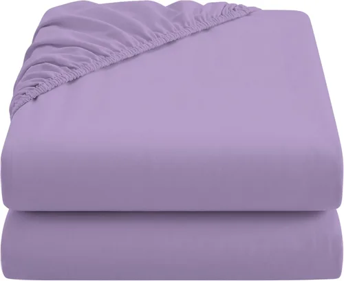 Miniatura 30 de HBHLFZ Sábana Bajera Ajustable King Solamente, Sábana Bajera Suave y Transpirable - 78"x80" Sábana Bajera Ajustable King Size con Bolsillos Blanco