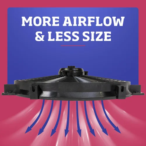 Miniatura 7 de Ventilador circular Flex-a-lite 116 negro de 16" (reversible)