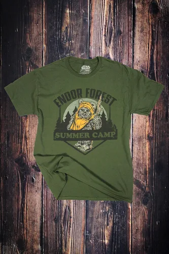 Miniatura 2 de STAR WARS Endor Forest Summer Camp Ewok - Camiseta divertida para adultos para hombres y mujeres