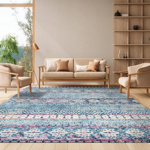 Miniatura 42 de SAFAVIEH Madison Collection - Alfombra decorativa de 2 pies 3 pulgadas x 4 pies, color carbón y gris, diseño bohemio chic, no desprende pelusa
