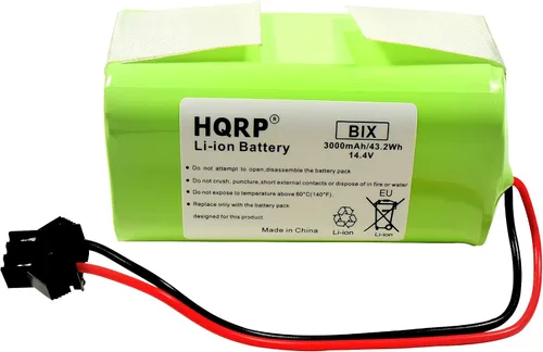 Miniatura 5 de HQRP Batería compatible con Deebot N79 N79S N79SE N79W DN622 DN622.11, Tesvor X500 G10 G20 G30 G35 G40 aspiradora robótica híbrida 14.4V 3000mAh