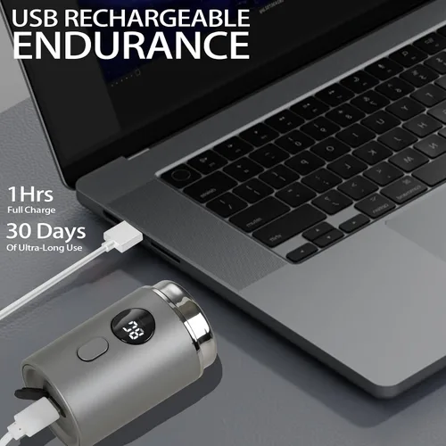 Miniatura 4 de Mini afeitadora eléctrica portátil para hombres y mujeres, maquinilla de afeitar eléctrica recargable por USB, recortadora individual de bolsillo
