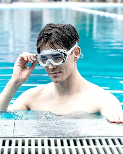 Miniatura 3 de Seasprint - Gafas de natación gris + blanco