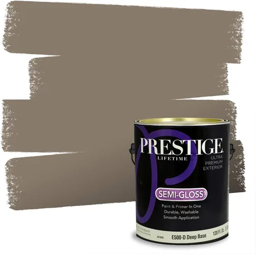 Miniatura 175 de Prestige Paints - 2 en 1, pintura base y pintura de exterior, P500-N-SW7020 SW6991-PCM