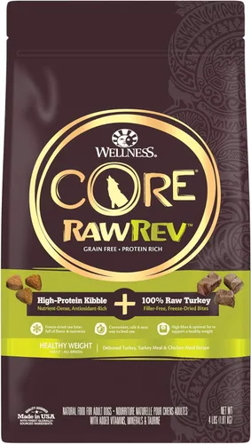 Miniatura 13 de Wellness CORE+ Alimento seco para perros con trozos liofilizados, sin granos, alta proteína, natural, receta de caza silvestre con pato, cordero