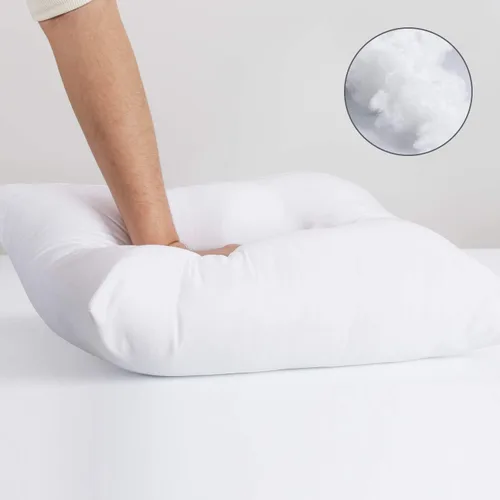 Miniatura 6 de Calibrate Timing - Paquete de 4 rellenos de almohada lumbar hipoalergénicos de 12 × 20 pulgadas – Rellenos de almohada de poliéster suave
