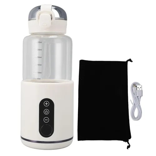 Miniatura 5 de SUNGOOYUE Calentador de botellas portátil de grado alimenticio, duradero, 131.0 °F, calentador de leche de gran capacidad para uso diario