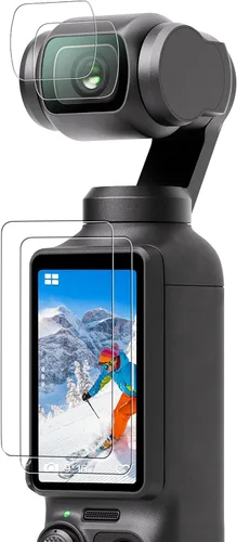 Miniatura 8 de CYNOVA DJI Osmo Pocket 3 Protector de Pantalla, Protector de Lente para DJI Osmo Pocket 3 Accesorios con Película de Pantalla LCD de Vidrio