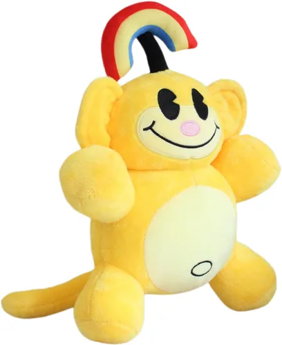 Miniatura 2 de Peluche de mono arcoíris de 12 pulgadas, peluche KND de mono arcoíris Peluches de peluche, recuerdo de fiesta de cumpleaños, regalo preferido