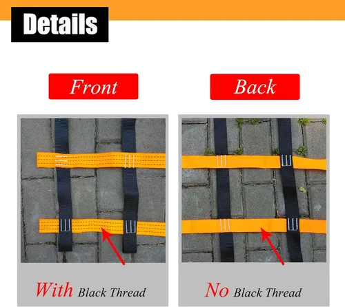 Miniatura 4 de Red de escalada de línea ninja, red de carga de escalada al aire libre, juego de columpios de escalera de escalada en la selva, gimnasio, parque