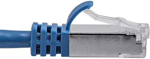 Miniatura 5 de Buhbo Cable Snagless de red Ethernet RJ45 blindado CAT7 de 1 pie 10Gbps 600 MHz (paquete de 10) azul
