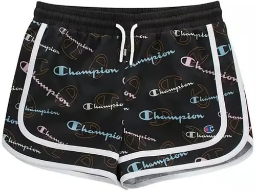Champion Girls Heritage - Pantalón corto de baloncesto plegable de malla para correr, entrepierna de 2.75 pulgadas