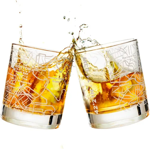 Miniatura 19 de Greenline Goods - Vasos de whisky, juego de regalo de 2 vasos de 284ml para amantes de Washington, DC, grabado con mapa de Washington, DC Vaso
