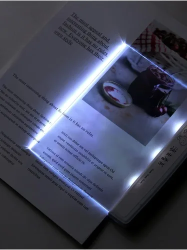 Miniatura 6 de Lámpara de lectura para estudiantes, luz LED, noche, estudio familiar, cuidado de los ojos, marcapáginas portátil para cama, coche, negro