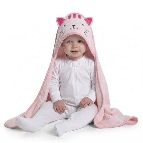 Miniatura 16 de Delta Children Toalla de baño con capucha para niños con bolsillos - Super suave y absorbente - Gran regalo para niños y niñas, Perro Marrón