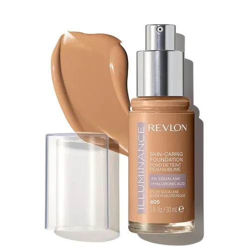 Miniatura 21 de Revlon Illuminance - Base líquida para el cuidado de la piel, ácido hialurónico, fórmula hidratante y nutritiva con cobertura media, bronceado claro