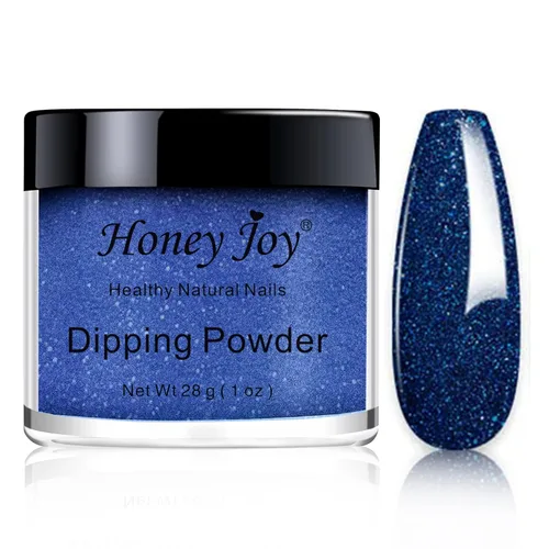 Miniatura 11 de Honey Joy Juego de 8 piezas de polvo de inmersión fino para inmersión en polvo, sistema de color de uñas en polvo, rosa claro de verano, violeta