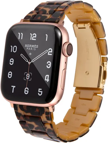 Miniatura 35 de HOPO Compatible With Apple Watch Band Thin Lightweight Resin Strap Bracelet Fashion Wristband Replacement For iWatch Bands Series Ultra 11 10 9 8 7