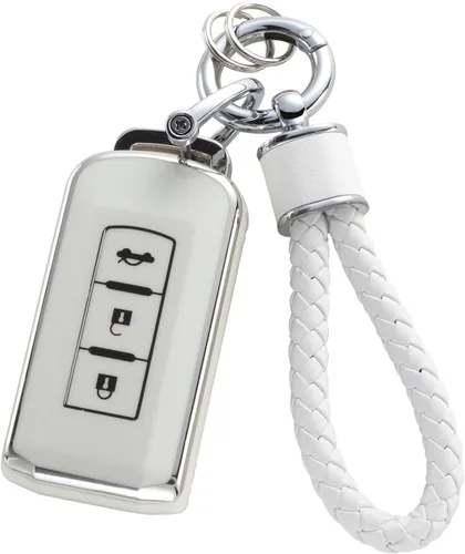 Miniatura 18 de YO&YOYE - Funda para llavero Ford con llavero, protector de llavero de TPU suave para F150 Explorer Mustang Edge Lincoln MKZ MKX MKC