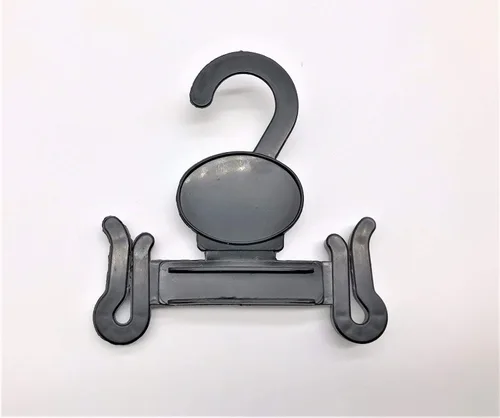 Miniatura 3 de NAHANCO Perchas de plástico para sandalias - 3 7/8", color negro - 100