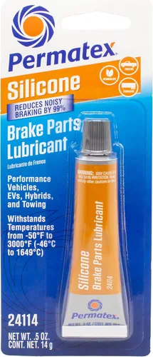 Miniatura 12 de Permatex 24125 Lubricante de cerámica para piezas de freno extremo, 8 onzas, paquete de 1 Lubricante de piezas de freno extremo de cerámica