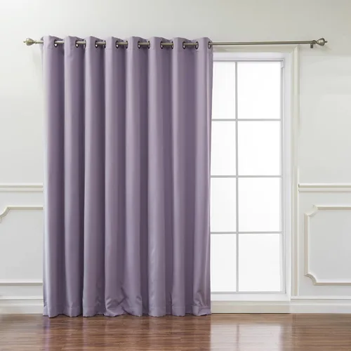 Miniatura 15 de Best Home Fashion Cortina térmica opaca con parte superior con ojales anchos Azul