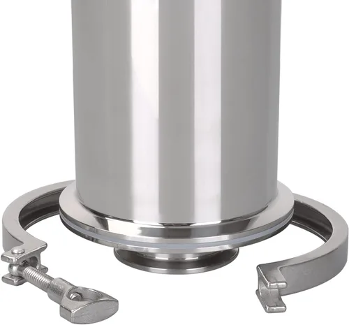 Miniatura 5 de DERNORD Filtro de Abrazadera Triple de 2 Pulgadas - Accesorios Sanitarios SS304 Filtro En Línea Recto con Pantalla de Acero Inoxidable de 60 Malla