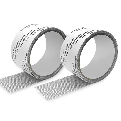 Miniatura 9 de ACEBON Cinta de reparación de pantalla de ventana, kit de reparación de 2 pulgadas x 16 pies para ventanas o puertas, parche adhesivo fuerte