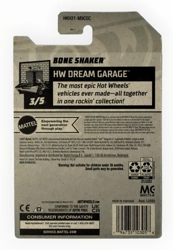 Miniatura 2 de Hot Wheels Coctelera de huesos, HW Dream Garage 3/5