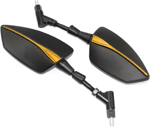 Miniatura 6 de Para Piaggio MP3 250 300 500 HPE Espejo retrovisor lateral de motocicleta (color negro)