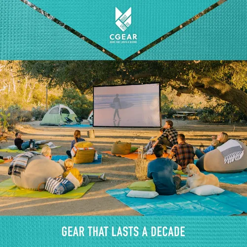Miniatura 8 de CGEAR Alfombra Original para Exteriores Sin Arena Estera de Camping - Material Resistente al Agua y Anti-Decoloración - Grado Militar - Diseño