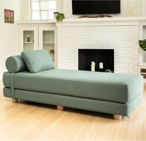Miniatura 14 de Jaxx Avida Daybed - Tumbona plegable con colchón de espuma viscoelástica de primera calidad tamaño Queen - Fabricado en los Estados Unidos - Premium