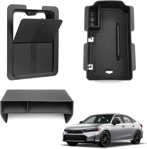 Miniatura 9 de Thenice Organizador para Consola Central de Honda Civic de 11.ª Generación Caddy Caja de Almacenamiento para Guantes Compatible con Honda Civic 2022