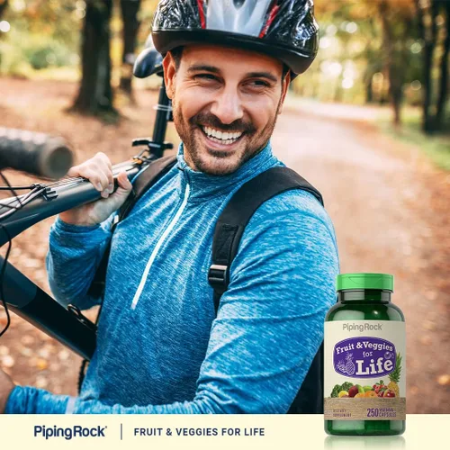 Miniatura 6 de Piping Rock Suplemento de frutas y verduras 250 cápsulas Vitaminas de frutas y verduras superalimentos Vegetariano, sin OMG, sin gluten