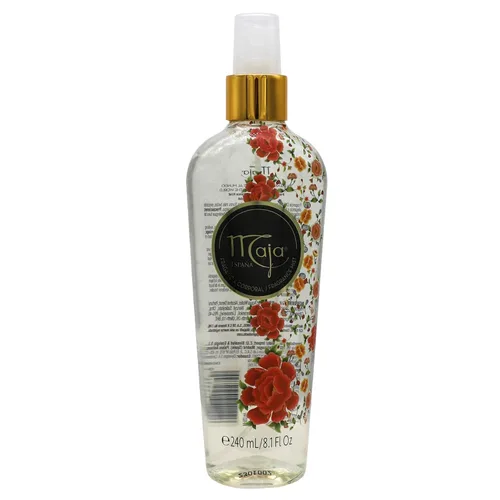 Maja Fragancia Corporal, Aroma Clásico, Fragancia para el cuerpo hecha con extractos de flores, Refresca tu cuerpo, Aroma Delicado, Fragancia