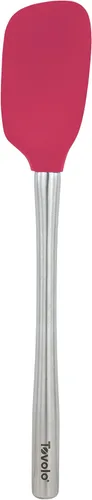 Miniatura 24 de Tovolo Flex-Core - Espátula con mango de acero inoxidable, cabeza de silicona resistente al calor y libre de BPA, segura para sartenes de hierro
