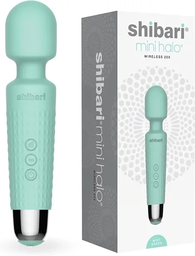 Miniatura 15 de Shibari Mini Vibrador Halo, Masajeador de Varita, Inalámbrico, Silencioso, Alta Potencia e Impermeable, Estimulación del Clítoris por Vibración