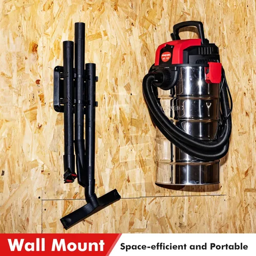 Miniatura 3 de Shop-Vac Aspiradora húmeda y seca de 6 galones, 4.0 de pico de HP, compacta para montaje en pared, con manguera extra larga de hasta 20 pies