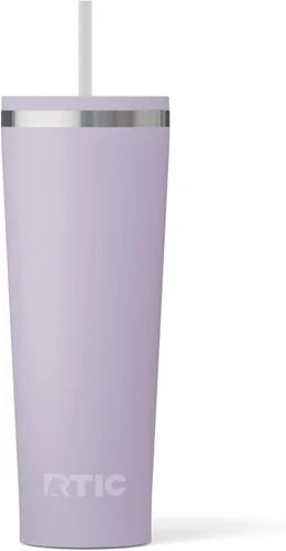 Miniatura 29 de RTIC Vaso Térmico Diario de 20 onzas de Acero Inoxidable Portátil con Aislamiento, Taza de Café de Viaje con Pajita, Forro de Cerámica, Tapa