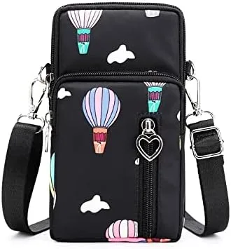 Bolso bandolera Oxford con cremallera para teléfono celular para Samsung Galaxy S24+ S23 FE S23 S22 S21 S20 FE S10e A01 A54