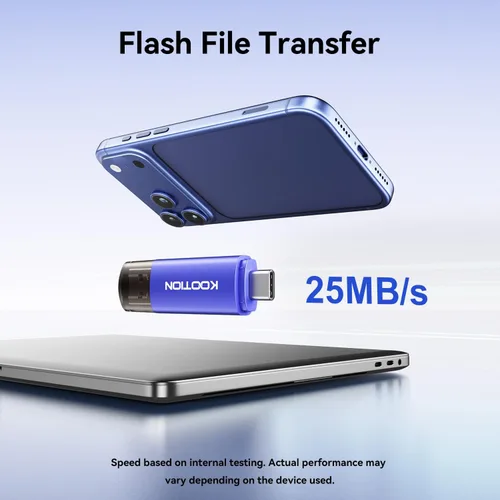 Miniatura 3 de 16GB Type-C Flash Drive 10-Pack, KOOTION 2-in-1 USB-A&USB-C 2.0 Dual Drive OTG, Memory Stick for Android Smartphone/Tablet/PC