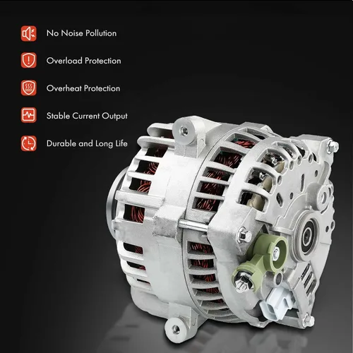 Miniatura 5 de A-Premium Alternador compatible con Ford Expedition 2005-2006 y Lincoln Navigator 2005-2006, V8 5.4L, 135Amp 12V 6-Groove Polea en sentido horario